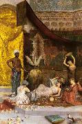 Arab or Arabic people and life. Orientalism oil paintings  504